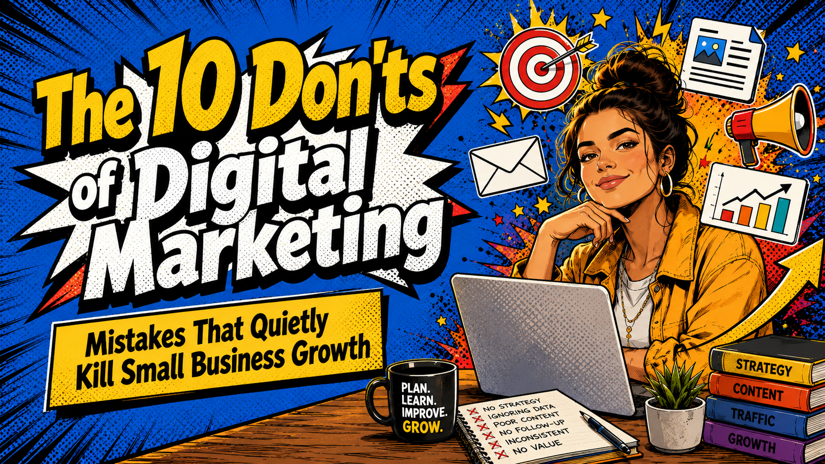 The 10 Don’ts of Digital Marketing: Mistakes That Quietly Kill Small Business Growth