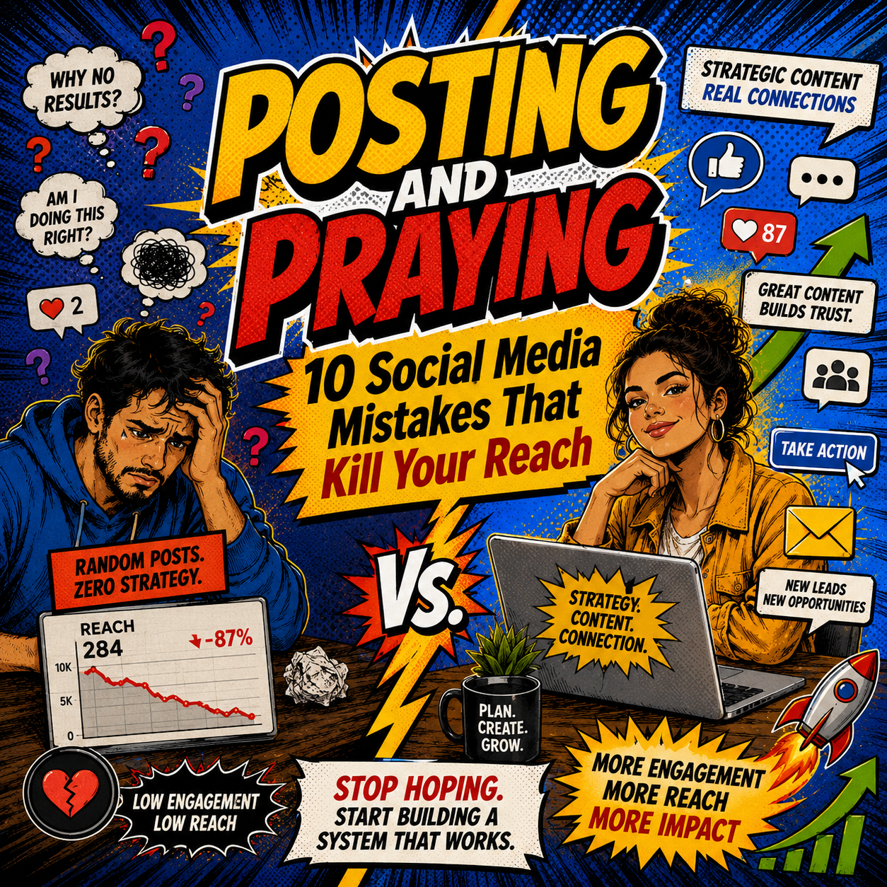 Posting and Praying: 10 Social Media Mistakes That Kill Your Reach (and How to Fix Them)